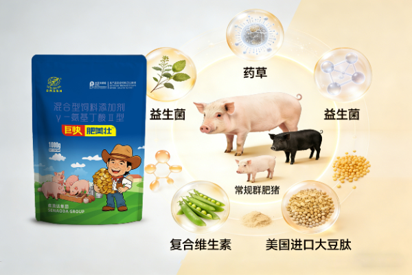 合同猪场专属｜森澳达巨快·肥美壮，30天速提增重，降本更省心
